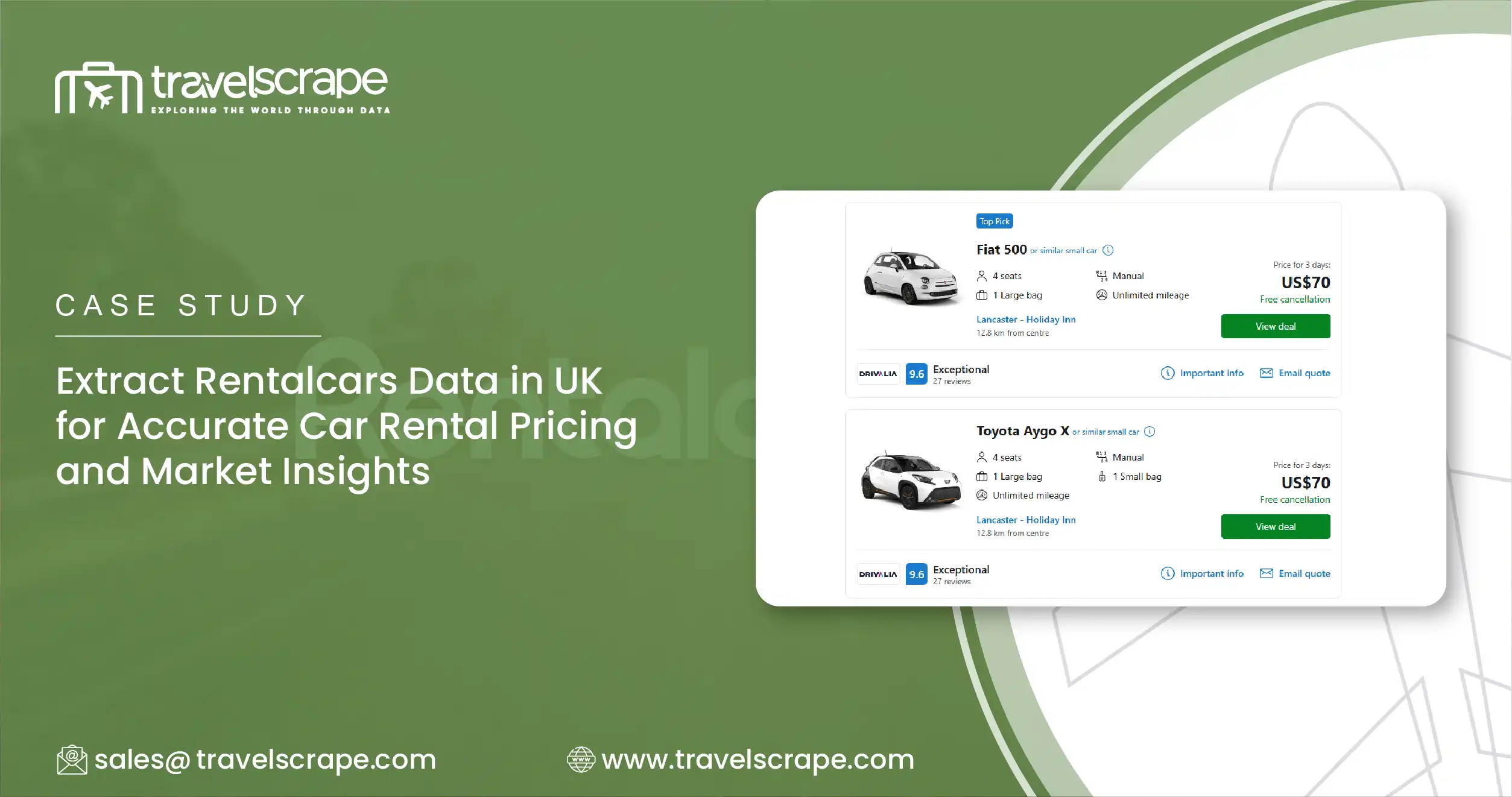 Extract Rentalcars Data in UK for Accurate Car Rental Pricing and Market Insights